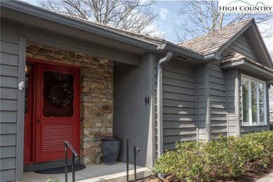 Entry to the charming townhome