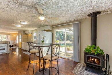 Breakfast Nook with Certified Woodstove