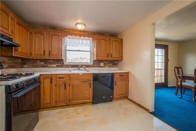 The equipped kitchen is spacious enough to add a s