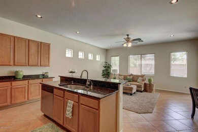 Kitchen opens to Great Room