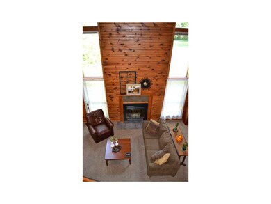 Great Room. Large great room with tall vaulted cei
