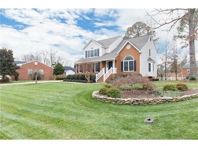 Beautifully manicured and landscaped lawn.