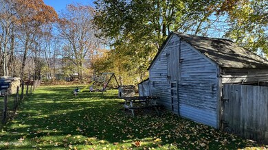 fenced yard