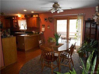 Dining Room While in the dining room, you look out
