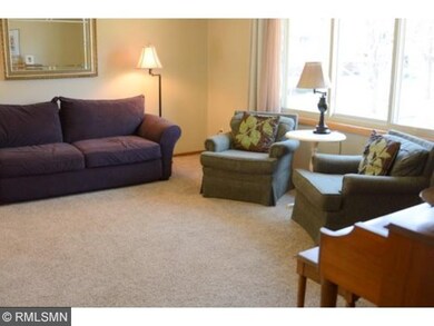 Pleasant Living room just up from Dining room.