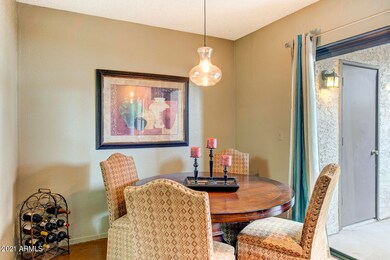 Bright dining area