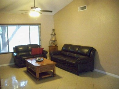 19' x 14' Living Room w/ Vaulted Ceiling