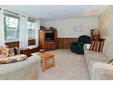 Family Room. Family room open to Breakfast Room/Ki