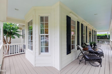 side of front porch