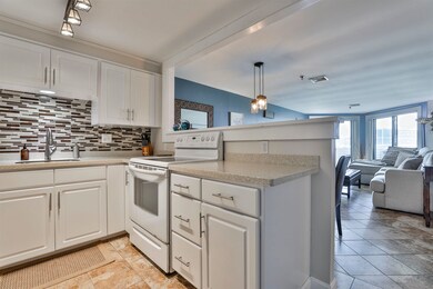 From the kitchen you can see right across to the b