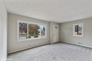 Large picture window facing east.