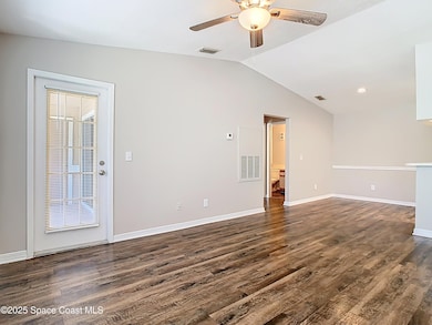 Door to patio from living area