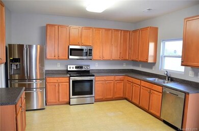 kitchen with ss appliances