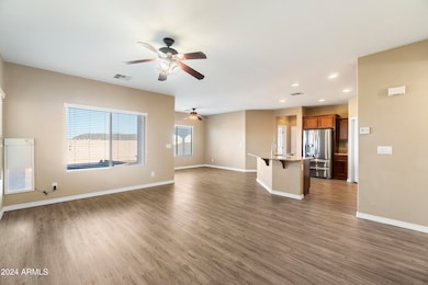 Family room to kitchen