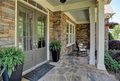 Front porch welcomes you home.
