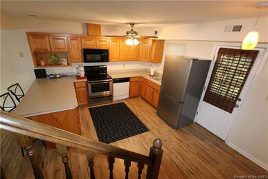 Remodeled Kitchen looking from back Stairs