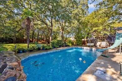 Beautiful back yard with pool
