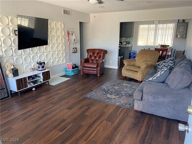 Unit #1  - Living Area with Luxury Vinyl Flooring
