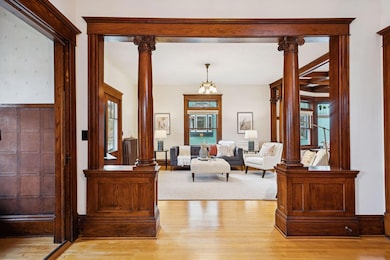 Formal foyer opens to spacious living room