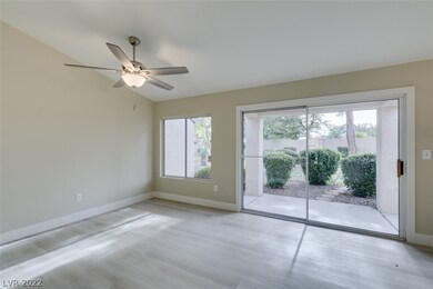 Living Room side of the Great Room featuring a Ceiling Fan.....