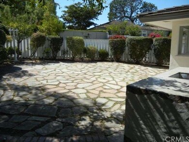 REAR STONE PATIO AREA