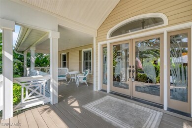 View of front balcony deck