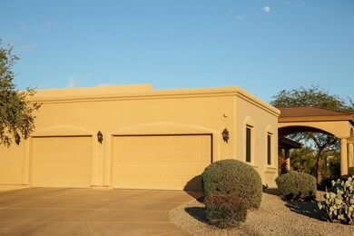 Western View of Home/Hidden Garage