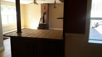 Open concept kitchen to living room