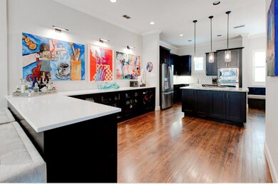 Kitchen featuring light countertops, ornamental mo