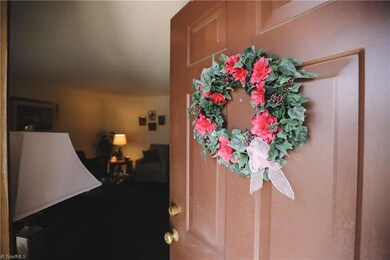 Entrance to the home opens to the living room.