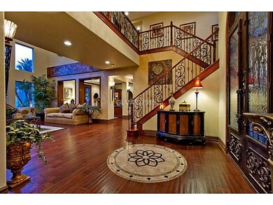 Entry Hall. Elegant Foyer with sky high ceilings,