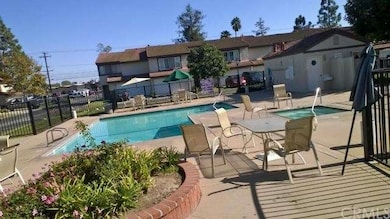 Fenced association pool/spa area