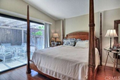 Master bedroom. Sliding Door to Backyard.