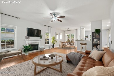 Living Room Virtually staged