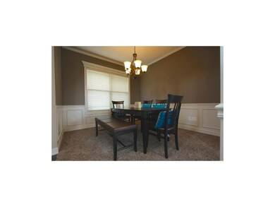 Dining room with crown molding