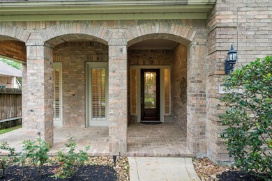 Front entry with covered porch.