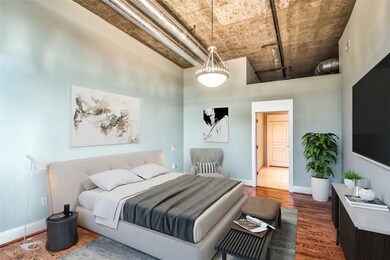 View of primary bedroom toward the beautifully upd