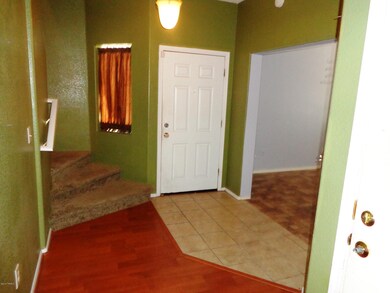 Interior front entry
