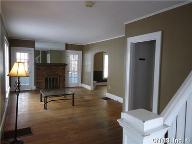 Family Room. Enter into the family room with hardw