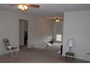 Living room into Dining area