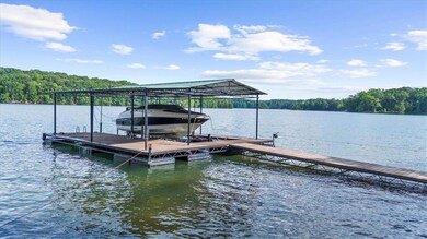 Newer single slip dock with never ending water