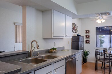 Kitchen and dining area