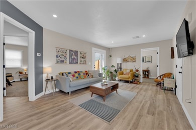 Living room featuring healthy amount of natural li
