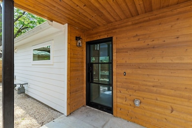 View of exterior entry