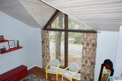 Notice the new wood ceiling!