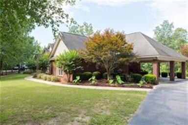 This home has beautiful landscaping.