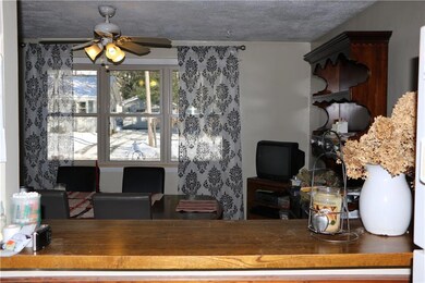Looking into dining area