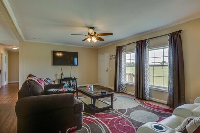 Sunny windows and beautiful views in the great room.