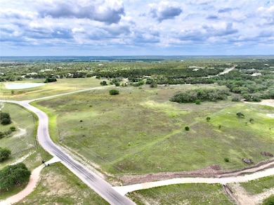 Aerial view of sparsely populated area
