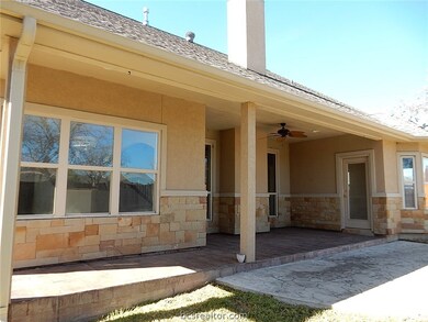 Covered back patio